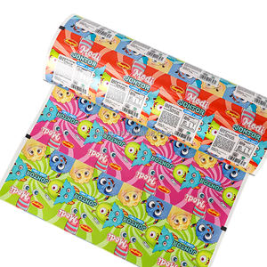 Film d'emballage souple en PE laminé imprimé sur mesure pour aliments, film plastique en rouleau pour bonbons gélifiés, biscuits, <span class=keywords><strong>ketchup</strong></span>, etc. - Product Image 2