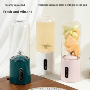 New Xách Tay Của Nhãn Hiệu Sản Xuất Nước Trái Cây Ice Crusher Máy Ép Trái Cây Trái Cây Ép Cup Máy Xay Sinh Tố Xử Lý Thực Phẩm 1L Công Suất Thiết Kế Nhỏ Gọn - Product Image 4