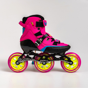 Patines de Carreras Profesionales Populares al por Mayor, Ajustables, Talla Estadounidense, Chasis de Aluminio, Diseño Moderno de Carbono, YQ-S2D en Línea S - Product Image 4