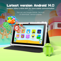 Nouvelle tablette PC pas chère 7 pouces Android 14 Tablette éducative avec 8 Go + 512 Go de stockage et version WIFI Tablette pour enfants