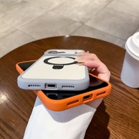 Casing Ponsel iPhone 18 Pro Max dengan Ring Magnetik, Anti Benturan, Pelindung, Mendukung Pengisian Daya Nirkabel, dan Penyangga