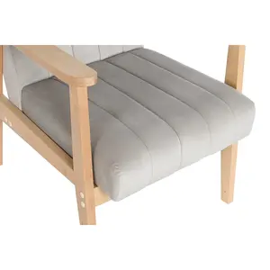 Poltrona Pinopoliestere 63X68X81 Grigio - Product Image 3