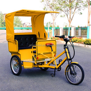 Tricycle à moteur 750W, moto-taxi, tuk-tuk, <span class=keywords><strong>vélo</strong></span> à trois roues <span class=keywords><strong>pour</strong></span> passagers avec panneau d'affichage LED et auvent - Product Image 3