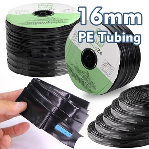 16MM PE Tubing Greenhouse &amp; Agricultural Irrigation <strong>Soaker</strong> <strong>Hose</strong> 3L/H Dripper 10-30CM Spacing Plastic OEM/ODM Brand Made in <strong>China</strong> - Product Image 1