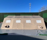Tente militaire de qualité supérieure pour 10 à 20 personnes, imperméable, 3 couches, ignifuge, en Oxford, pour le désert, pour Dubaï, Émirats arabes unis, Moyen-Orient, 6x8M