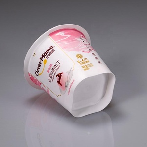 Envase de Yogur Cuadrado de Plástico Personalizado de Pared Simple de 4 oz, Vaso de 80 g para Envasado de Alimentos - Product Image 4