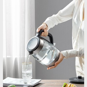 Bouilloire électrique en verre Midea 1,7 L avec contrôle de la température, arrêt automatique, base rotative à 360 degrés - Product Image 3