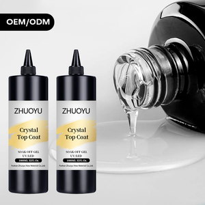 Esmalte de uñas de larga duración brillante de alto brillo KG barril no <span class=keywords><strong>amarillo</strong></span> sin limpiar brillo diamante mate capa superior capa Base botella de lámpara LED - Product Image 1