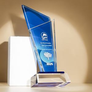 Trofeo de Cristal Artificial Creativo 2025, Personalizable, de Alta Gama, para Premios Anuales a Empleados Destacados, con Coloración Gratuita - Product Image 5