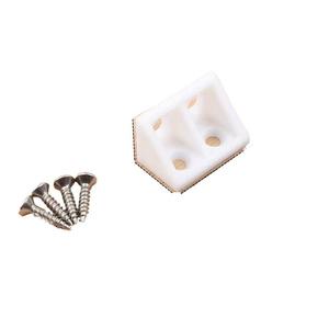 Nylon Corner <b>Brackets</b> White 90 Degree Right Angle Shelf Support Furniture Connector <b>Plastic</b> <b>Bracket</b> Durable Fixing Rack - Product Image 4