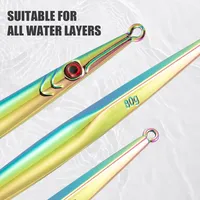 Jig vertical en alliage de zinc de 80g et 18cm pour pêche en mer, leurre dur métallique coulant à lancer lent, matériel de pêche en eau salée