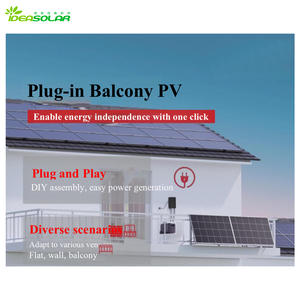 Système de stockage d'énergie électrique photovoltaïque pour balcon Ideasolar900 <span class=keywords><strong>Watt</strong></span>, module de type N, télécommande, alimentation mobile pour la maison - Product Image 2