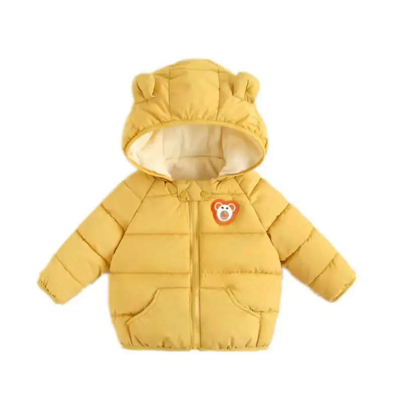 Winter Mädchen warme dicke Baumwolle Mantel Kapuze Daunen jacke niedrigen Preis Förderung neue 0-5 Jahre alte Kinder qualität Kleidung