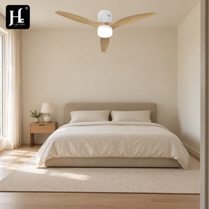 Ventilador de Techo de 3 Aspas y 52 Pulgadas con Luz, Control Remoto, Reversible, Motor DC de Bajo Ruido, Moderno, Temperatura de Color 3000-6000K para Sala de Estar - Product Image 1