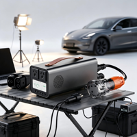 Nouvel adaptateur Tesla V2L V2H standard australien, prises doubles avant et arrière, affichage numérique, contrôle par application, 7,5 kW 240 V, modèle 3/S/X/Y