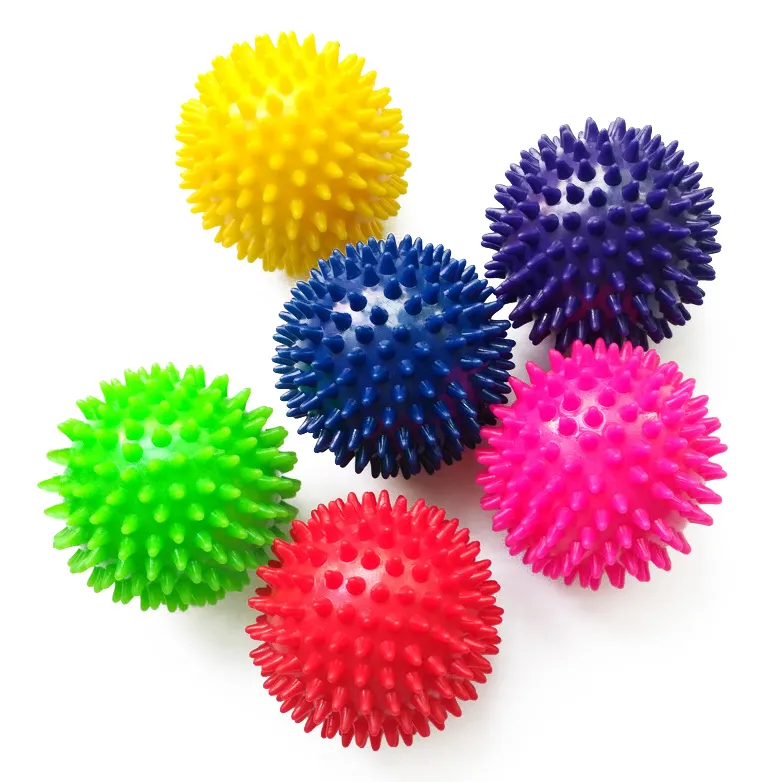 Physiotherapie Spiky Massage Ball Fuß Rücken Muskel Deep Tissue Myo fascial Release Spiked Massager Roller