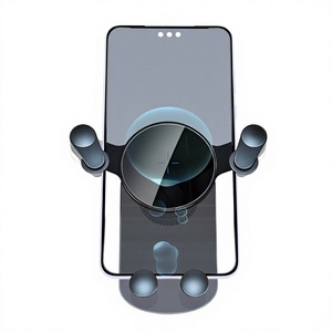 Support de téléphone pour voiture, chargeur sans fil 15W, fixation sur grille d'aération, support de navigation - Product Image 1