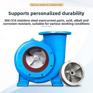 Bomba Móvil de Flujo Mixto de Alta Potencia con Impulsor Grande, 30hp, para Riego Agrícola, Agua Limpia, Cría y Riego - Product Image 5