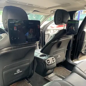 13.3 inç araba arka ekran Android 10.0 kafalık ekran Maserati için BMW AUDI Mercedes Honda Mazda Land Rover KIA Cadillac