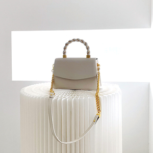 Mini bolso de mano cuadrado con logotipo personalizado para mujer, conjunto de bolsos de piel vegana de alta calidad, cruzado, <span class=keywords><strong>2022</strong></span> - Product Image 6