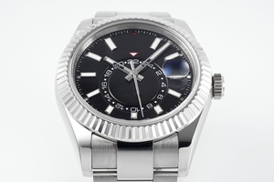 Montre mécanique de luxe de qualité supérieure, étanche, 42mm, mouvement ZF Factory ETA 2824, 32.69.34, acier 904l, cadran noir multifonction - Product Image 5