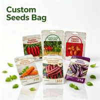 Sachets Doypack en Mylar Recyclable avec Logo Personnalisé Imprimé, Vente en Gros Usine, pour Graines de Tournesol, Légumes, Fruits, Chewing-gum et Gelée