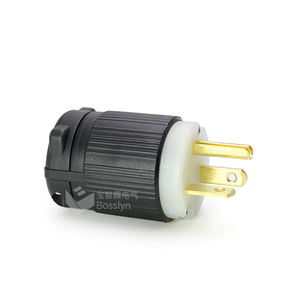 Spina Elettrica Industriale Nema 5-20P in Nylon Super Resistente/Spina Elettrica Americana Diritta/Nema 5-20P - Product Image 3