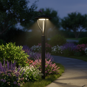 Lampe de rue LED extérieure étanche IP65 en aluminium moulé sous pression, alimentée par courant alternatif, 100W 150W, avec capteur de lumière du jour, pour jardin et cour arrière TY - Product Image 3