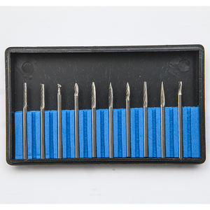 टंगस्टन कार्बाइड रोटरी Burrs उपकरण 2.35x3 के लिए, 2.35x2.35Mm लकड़ी Metalworking बिट रोटरी फ़ाइलें Burrs सेट - Product Image 2