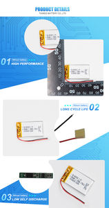 TW 402438 <span class=keywords><strong>3.7v</strong></span> <span class=keywords><strong>350mah</strong></span> נטענת פולימר סוללה kc הסמכת ליתיום סוללה - Product Image 6