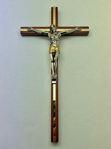 Crucifijo cruz de madera Jesús colgante religioso inspirador INRI - Product Image 5