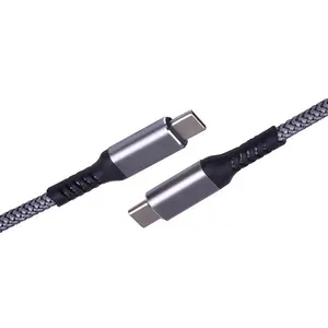 Aluminum Alloy Data Transfer 5A 4.5mm Type C Usb Charging Cable For Mobile Phone