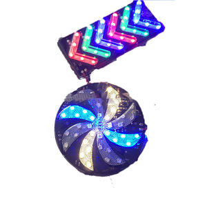 24VLED flecha colorida viento y fuego ruedas indicador estroboscópico camión luz lateral luz de giro - Product Image 2