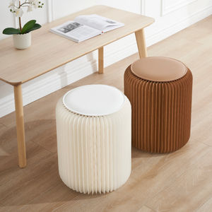 Taburete de Papel Plegable Convertible INNOPAPER con Estructura de Panal de Abeja de 35 cm para Dormitorio, Sala de Estar <span class=keywords><strong>y</strong></span> Oficina en Casa - Product Image 2