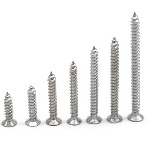Sukop Stainless Steel Self Tapping <b>Screws</b> <b>M4</b> Coarse Flat Head Phillips Countersunk Head Grade A DIN912 - Product Image 4