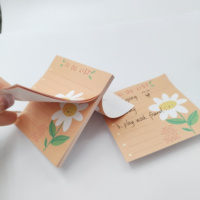 Différents types en forme de coeur Mini Offre Spéciale pliant Sticky Note avec utilisation au réfrigérateur