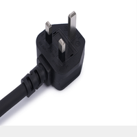 Câble d'extension en cuivre PVC avec prise britannique à 3 broches, 1,5 mètre de long, cordon d'alimentation CA 10A, pour instrumentation et électronique grand public