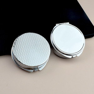 Wholesale Custom Portable <b>Mini</b> Pocket Medicine Pill Case Organizer Square Metal Travel <b>Storage</b> <b>Box</b> - Product Image 6