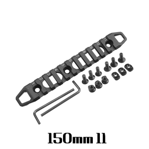 Kit de base de montage creux léger à 11 fentes de 150 mm, interface standard de 21 mm, en alliage d'aluminium usiné CNC, extension d'accessoire extérieur - Product Image 4