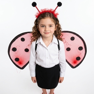 PARTYMENT Ailes <span class=keywords><strong>de</strong></span> Coccinelle pour Halloween, Accessoires <span class=keywords><strong>de</strong></span> Performance COS pour Fêtes et Mascarades - Product Image 1
