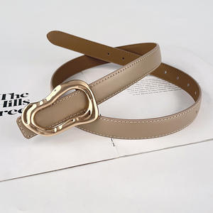 Yeni tasarımlar Metal toka hakiki deri kemer kadın dana bel kemerleri dekorasyon kot toptan - Product Image 5