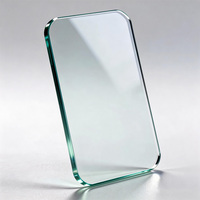 Verre blanc personnalisé de luxe, verre trempé 5 mm/6 mm/8 mm, résistant aux hautes températures