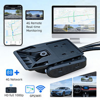 1CH 2CH 3CH 4CH Dashcam 4G Lensa Ganda 1080p Dash Cam Tombol SOS Opsi ADAS DMS Perekam Video Kendaraan