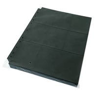 Nuevo Clear Top Loading 9 Pocket Binder Album Pages Fit Juego de mesa y fundas para tarjetas coleccionables