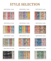 Ruban Washi Thème Sucré Coloré, Kit de Rubans Décoratifs Multi-Motifs pour Scrapbooking, Décoration de Journaux, Fabrication de Cartes, Bricolage