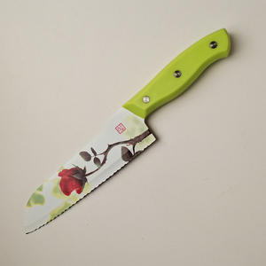 Bộ 3 Dao Nhà Bếp Nhiều Màu Với Tay Cầm Bằng Nhựa Bộ Ba Mảnh Bao Bì Nhà Bếp Cắt Thực Phẩm Thép Không Gỉ 18/0 + PP - Product Image 3