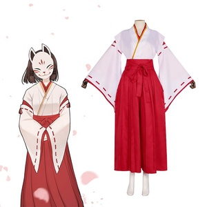 Disfraz de cosplay de Genshin Impact: Ropa de la esposa de Risa, bruja de la ciudad, flor dispersa, para juego de rol, animación, Kendo - Product Image 3