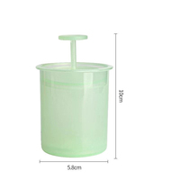 Nouveau logo personnalisé nettoyant pour le visage mousseur portable nettoyant pour le visage en plastique beauté propre fabricants d'outils