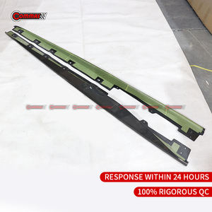 สเกิร์ตข้างคาร์บอนไฟเบอร์แบบแห้ง สไตล์ OEM สำหรับ Ferrari 488 ชิ้นส่วนต่อขยายข้าง  ความพอดีที่สมบูรณ์แบบ อะไหล่ตัวถังรถยนต์ - Product Image 5