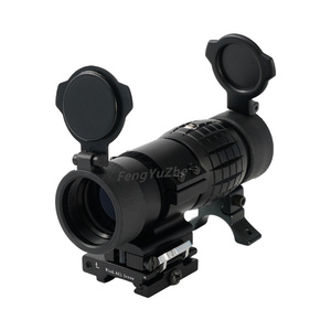 Hot bán kết hợp Holographic Red Green Dot Sight 551 + 3x nhanh chóng tháo gỡ lật Red Dot Sight phạm vi - Product Image 6